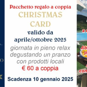 Christmas Card valida aprile- ottobre 2025